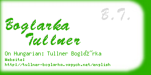 boglarka tullner business card